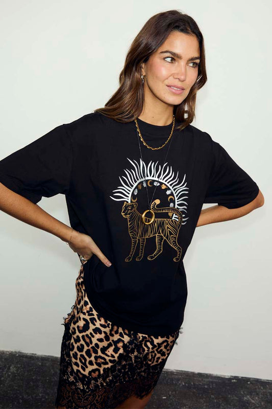 Black Tiger Sun T-Shirt