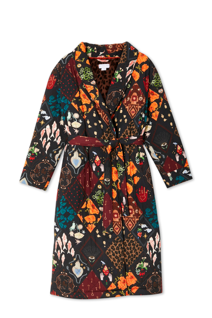 Night Garden Quilted Robe