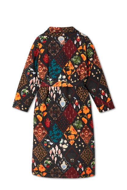 Night Garden Quilted Robe